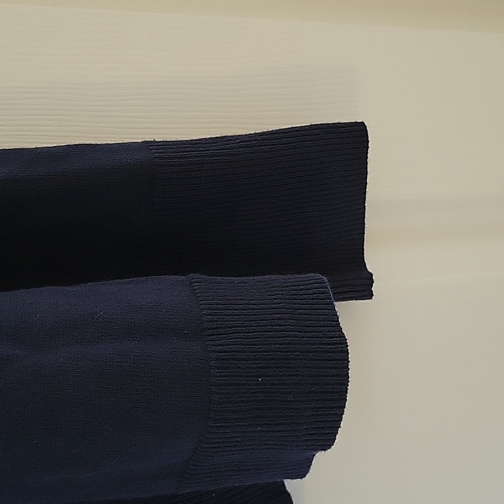 Navy Blue Open Cardigan - Picture 4 of 9